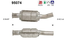 Katalysator AS 95074 für TOYOTA COROLLA Liftback Compact AE111_ AE111R Aut