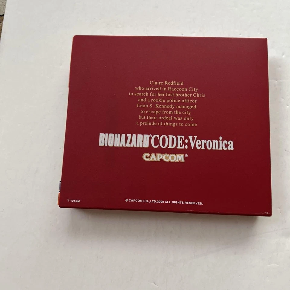 Capcom Resident Evil Code Veronica Dreamcast Game Disc Japan Collectible - Image 3 of 4