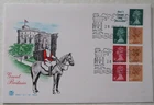 1979 STUART FDC - DEFINITIVES 50p - 2x2 3x10 2x8 - WINDSOR BERKS