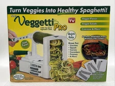 Veggetti Pro Table Top Spiral Vegetable Cutter With Three Blades, As Seen On TV 
