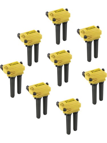 Accel Ignition Coil Pack Super Coil Coil-On-plug 33000V Yellow Mopar (140038-8) - Picture 1 of 12