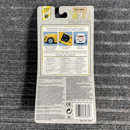 Matchbox Vintage Prima Collezione Corvette Grand Sport 1/64 Serie 1 1995 - Foto 3 di 3