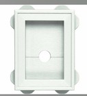 Mid America Vinyl Split Mini Mounting Blocks M00030401123. 10 Pack 123 White