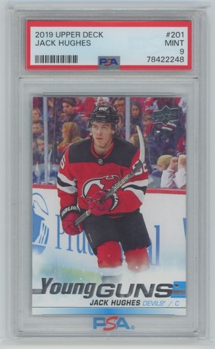 2019-20 Upper Deck Young Guns Young Guns Jack Hughes Rookie New Jersey Devils