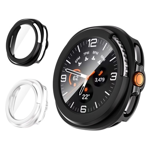 1-2PCS For Samsung Galaxy Watch 8 Classic 46mm Hard Case Glass Screen Protector - Picture 19 of 19