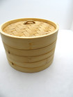 Bamboo Steamer 2 Tier Dim Sum Dumplings