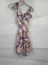 Minkpink Floral Mini Dress Women Small Pink Preppy Fairy Whimsical Feminine