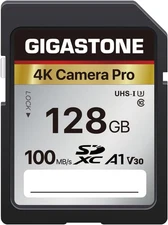 [5-Yrs Free Data Recovery]  128GB SD Card, 4K Camera Pro, A1 V30 SDXC Memory Car