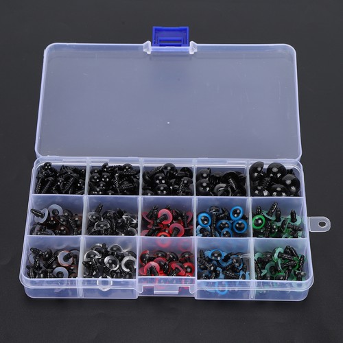 Kit de accesorios de juguete de peluche de oso muñeco de peluche con arandela narices ojos de plástico 640 piezas - Imagen 15 de 24