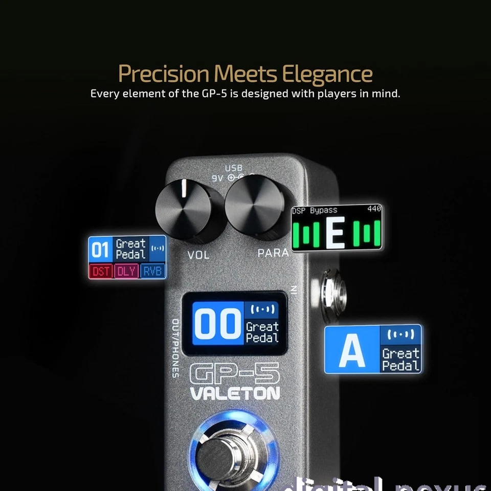 Valeton GP-5 Super Compact Multi-Effects Processor & NAM/IR Loader Pedal - Image 4 of 4