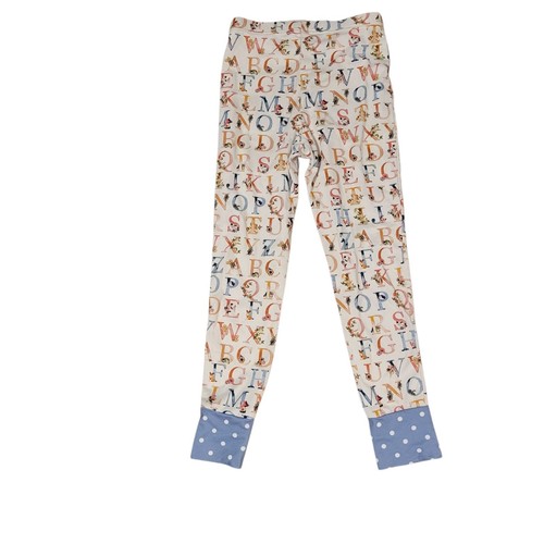 Matilda Jane Size 6 Pajama Set Alphabet Print Short Sleeve - Picture 5 of 6