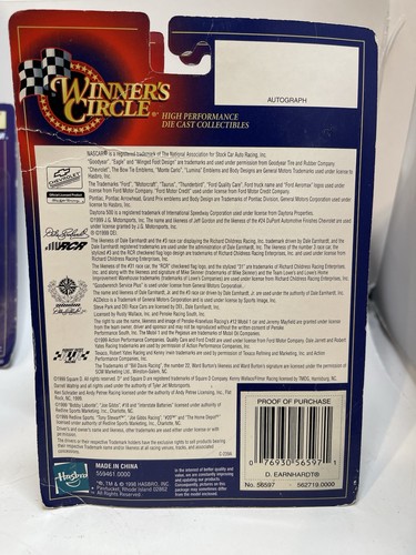 NASCAR Dale Earnhardt Jeff Gordon 1:64 Diecast Lot Of 3 Winners Circle New NOS - Bild 6 von 7
