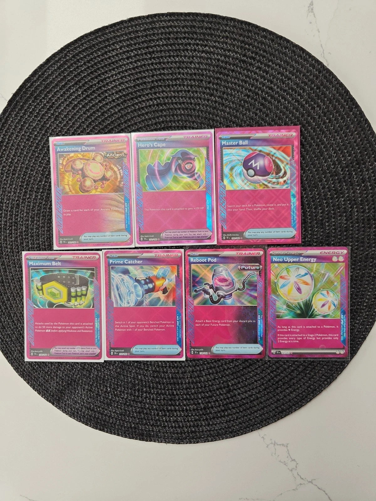 Temporal Forces Complete Ace Spec Collection (All 7 Cards) Pokémon TCG NM