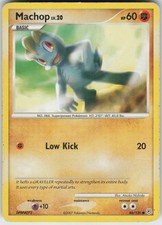Pokemon TCG Machop 86/130 Diamond and Pearl Common card