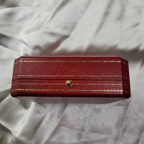 Genuine Cartier Jewelry Box Necklace Box CRCO000697 Bracelet Box Red Box - Picture 9 of 15