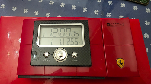Oregon Scientific Ferrari Weather Station Clock - Picture 3 of 10
