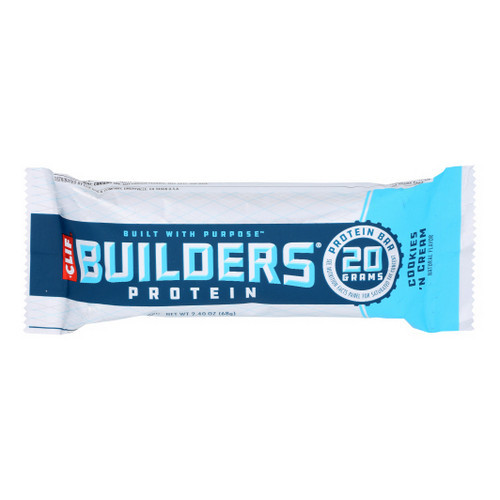 Clif Builder's Cookies N Cream Bar 2.4 Oz(Case Of 12) - Picture 1 of 1