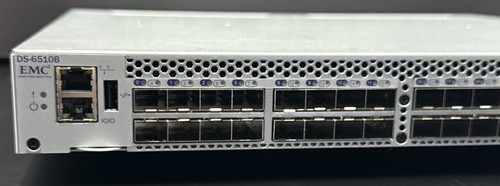 EMC DS-6510B 6510 48x 16Gb/s FC SFP+ SAN Switch - 24 active - EM-6510-24-16G-F - Picture 2 of 6