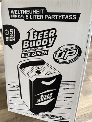 Beer Buddy Zapfanlage 5l Party-Fässer Bottoms Up Befüllung der Gläser von unten 