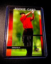 Tiger Woods Rookie 2001 Upper Deck Golf Rare Best RC #1 Superstar