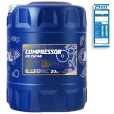 20L Mannol Compressor Oil ISO 46 Kompressoröl DIN 51506 VBL VCL Kompressor-Öl