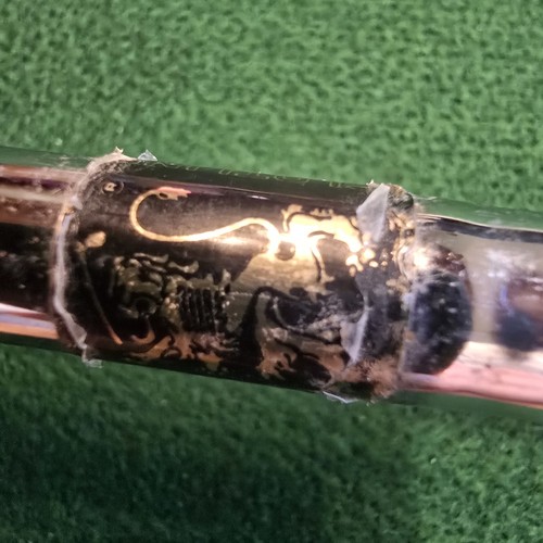 Putter de hoja fresada Slotline 9813C vintage - cabeza de latón/bronce - colgante Pat... - Imagen 8 de 11