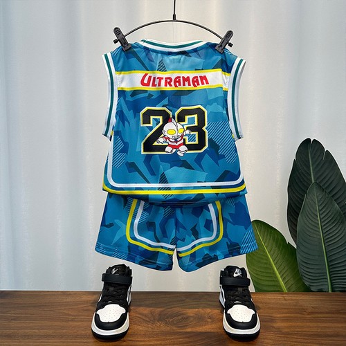 Stylish Summer Boys Camouflage Vest Set Comfortable Cotton Outfit For Kids Aged - Picture 6 of 9