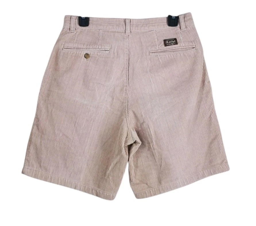 Pantalones Cortos De Patín De Pana Chuck Taylor Converse Años 80 De Colección Hombres 30x8.5 Beige Plisado EE. UU. Foto 2 de 4