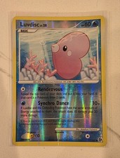 Luvdisc 77/106 Great Encounters Reverse Holo Common Pokemon Card - LP/MP
