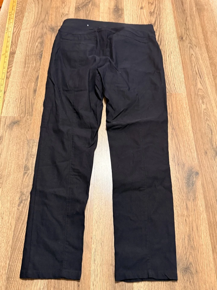 Simply Vera Vera Wang Pants, Women's Medium, Black, Leggings Crop Mid Rise Foto 2 de 4