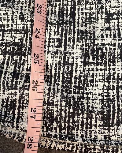 Wildfang Essential Button Up Short Sleeve Collared Black & White XL - Imagen 9 de 9