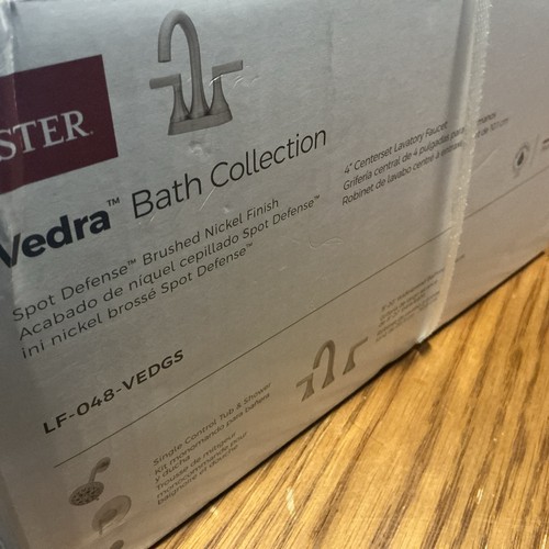 Pfister Vedra Centerset 2-Handle Bathroom Faucet Brushed Nickel LF-048-VEDGS - Picture 2 of 3