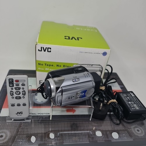 Jvc everio high Definition hdd camcorder 20GB handheld gz mg21ek boxed vintage  - Picture 2 of 16