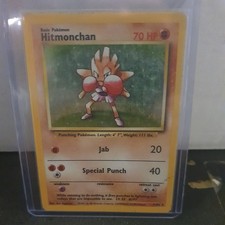Pokemon TCG Hitmonchan 007/102 Base Set Holo