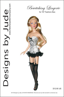 Bewitching Lingerie Puppe Kleidung Nähen Muster 16 '' Alex Madam Alexander