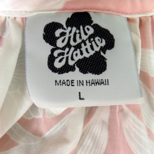 Halloween Costume Hilo Hattie House Dress Muu Muu Pink Hawaiian Sz L XL - Picture 8 of 10