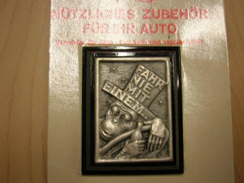 DASH BOARD MAGNET MONKEY CAR BADGE ACCESSORY VW BUG MB PORSCHE 356 PEROHAUS NOS - 第 2/3 張圖片