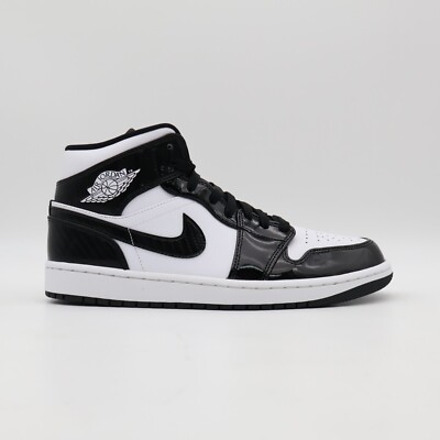 Nike Air Jordan 1 Mid SE ホワイト/ブラック 8.5 エア ジョーダン 1 【並行輸入品】ナイキ スニーカー メンズ