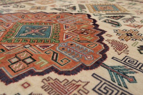 Tabriz Alfombra Persa Hecha a Mano 144x100 cm-Fine, Oriente, Carpet, Rug, Beige - Imagen 13 de 15