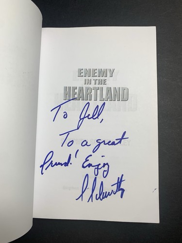 ENEMY IN THE HEARTLAND By Stephen Paul Schwertley *signed* - Picture 4 of 4