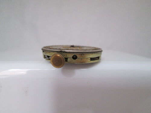 Máquina y esfera reloj de bolsillo. Mecanismo puentes. Dial ornamentado. Cuerda - Imagen 3 de 3