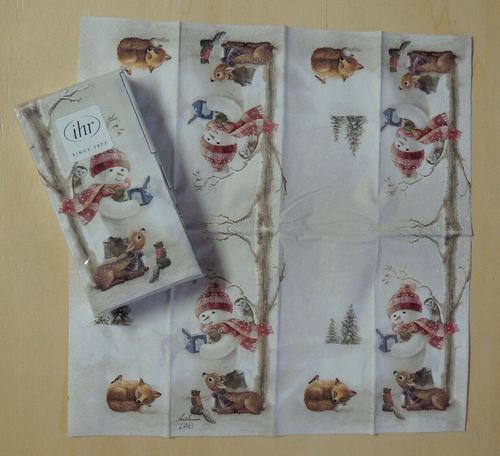 1 Packung Motiv Taschentücher Auswahl Tiere Glück Frosch Pferde Weihnachten rose - Bild 42 von 119