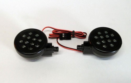 Piastra Tetto In Metallo Con Luce LED Argento Adatta 1/5 HPI Baja - Foto 2