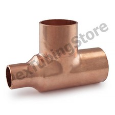 1" x 1/2" x 1" Copper Tee