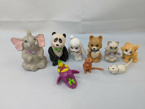 Kenner Littlest Pet Shop Dog Cat Elephant Mouse Toucan Panda Figure Lot
