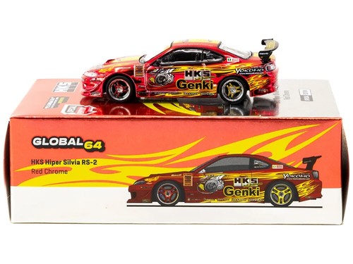 NISSAN HKS HIPER SILVIA RS-2 RHD "TAS 2025" 1/64 BY TARMAC WORKS T64G-023-HKSRC - Imagen 4 de 5