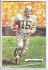 1991 Steve Van Buren Goal Line Art Postcard Unsigned - Series 3 Three