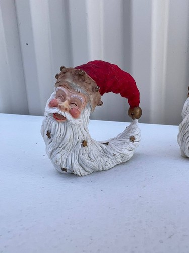 Statuetta Babbo Natale in ceramica set di 3 2×2 pollici - Foto 2 di 6