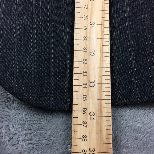 Loro Piana Coppley Mens Sport Coat Blazer Grey Stripe Wool 40 XT Made in Canada - Imagen 9 de 16