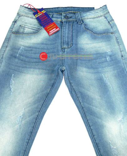 Jeans uomo simile = DSQUARED 2 cotone denim STRETCH strappato consumato slavato - Foto 22 di 29